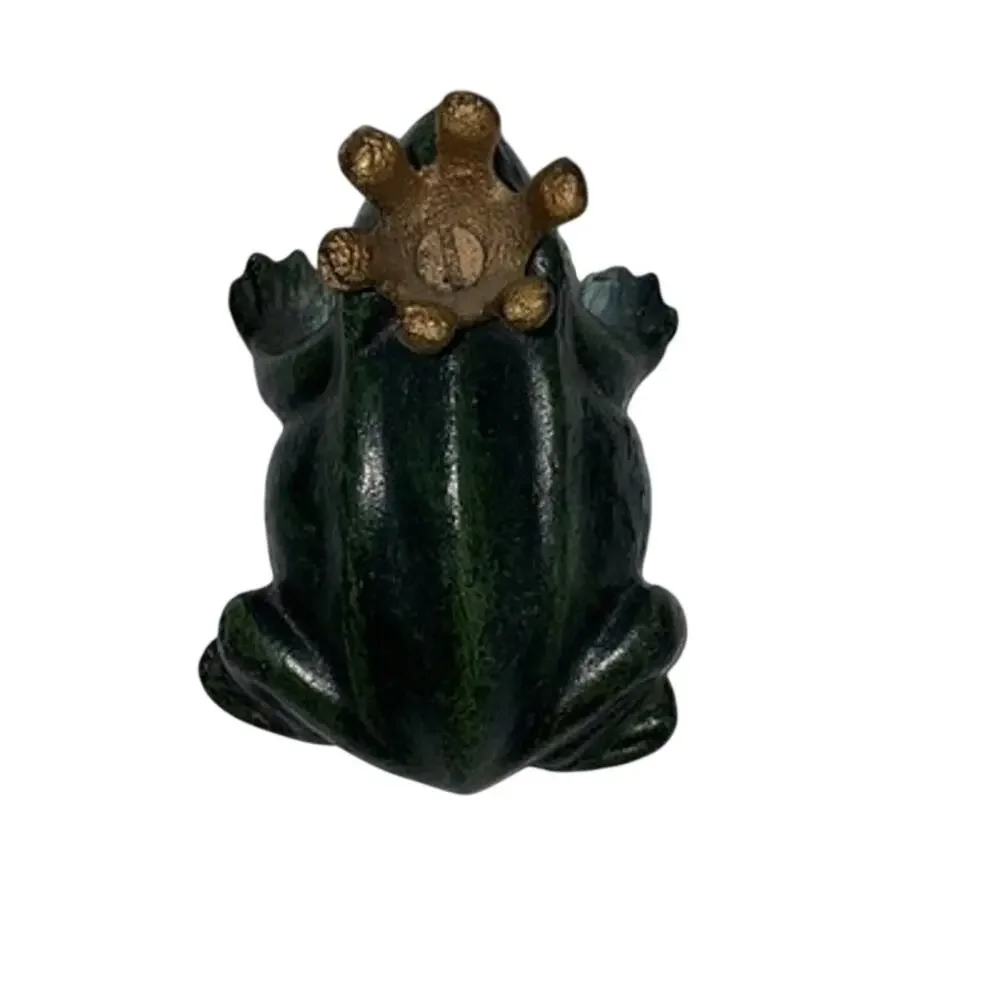FROG & Crown CAST IRON Bottle Opener Figurine